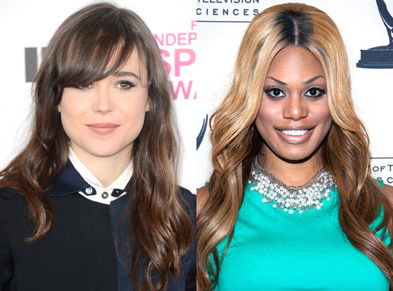 Laverne Cox, Ellen Page Laverne Cox, Ellen Page